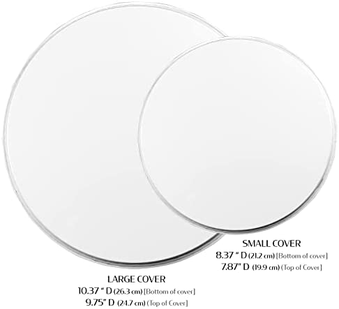 Reston Lloyd Electric Stove Burner Covers, Set of 4, White